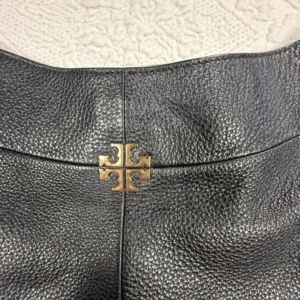 Tory Burch Black Pebbled Leather Shoulder‎ Bag